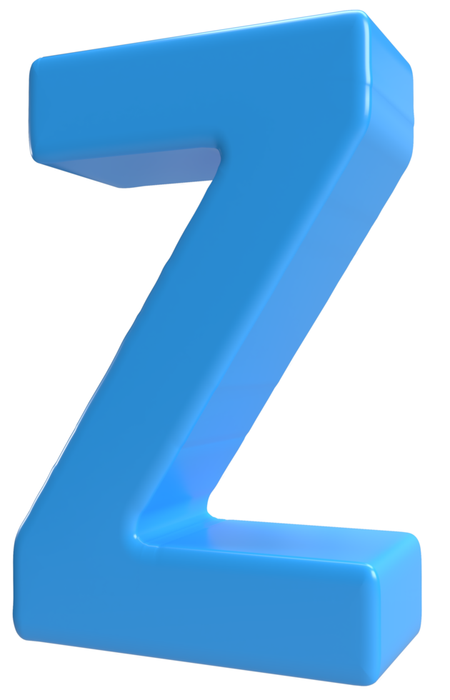 3D letter z png