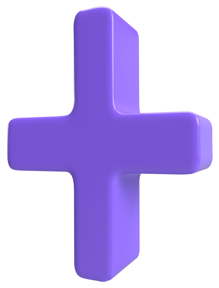3d plus sign png