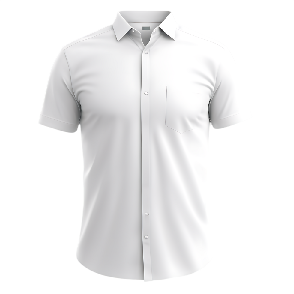white shirt on transparent background png