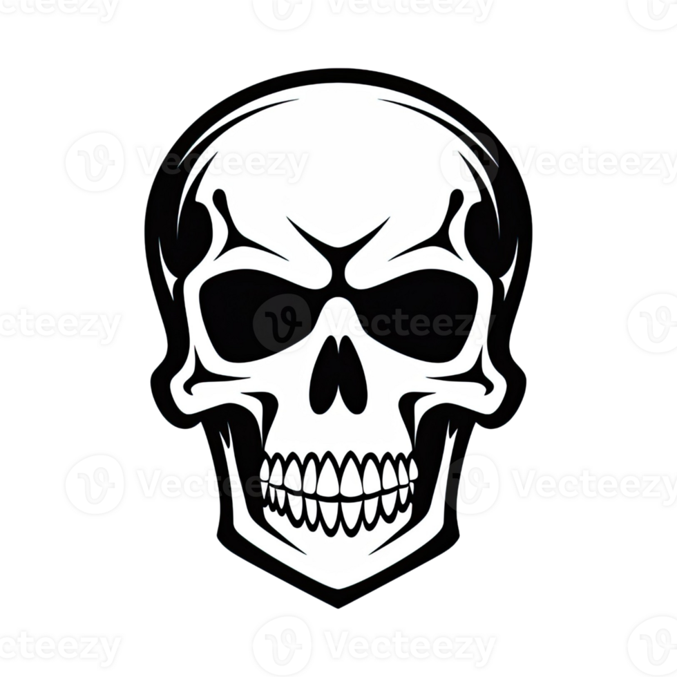 Human Skull Illustration Transparent Background png
