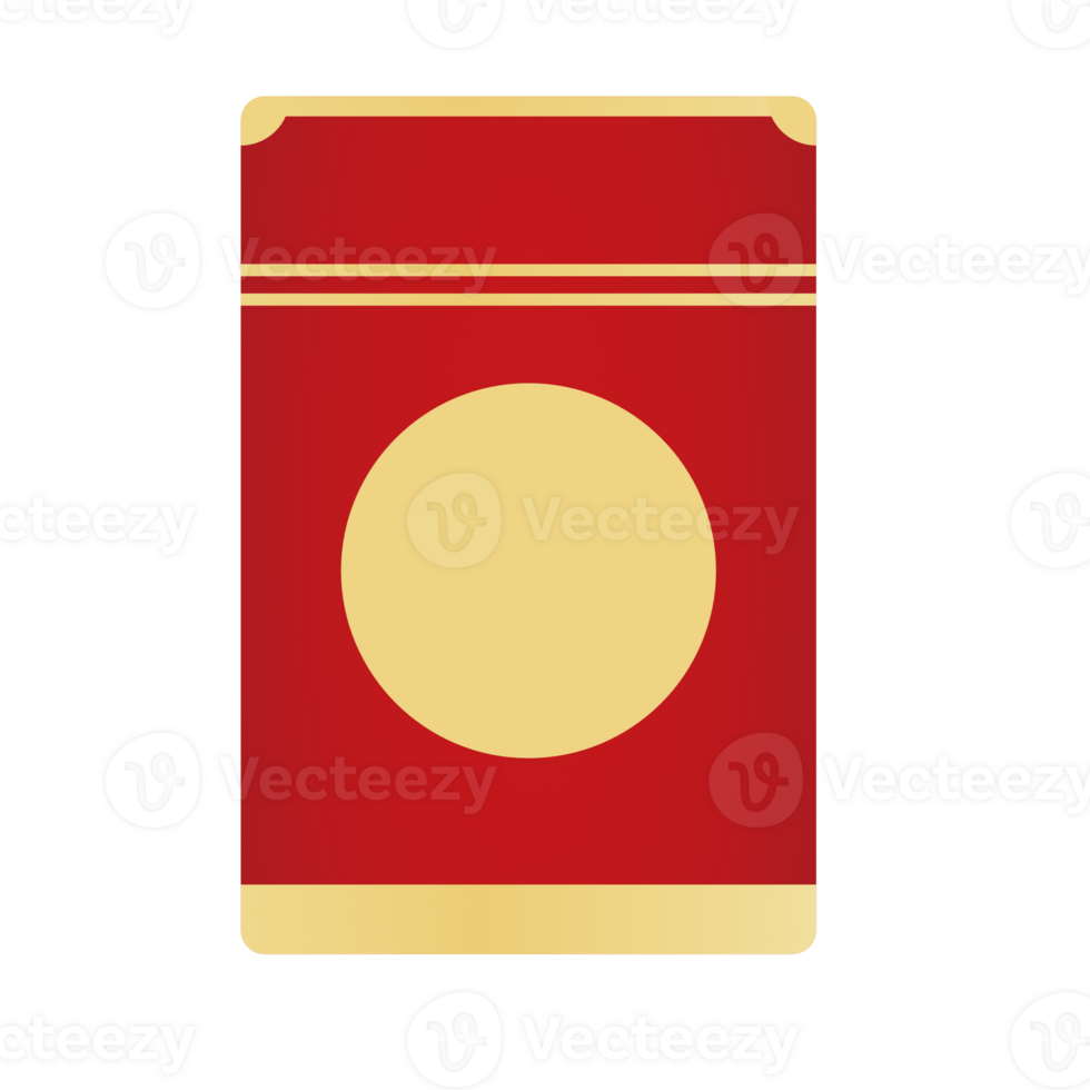 Chinese New Year Red Envelope for Prosperity and Good Fortune png