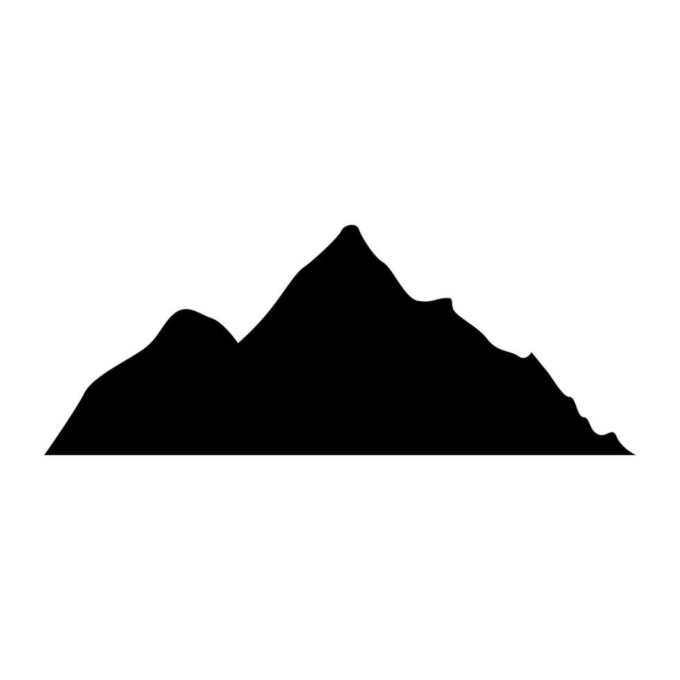 Isolated mountain icon on a white background. illustration design. vector