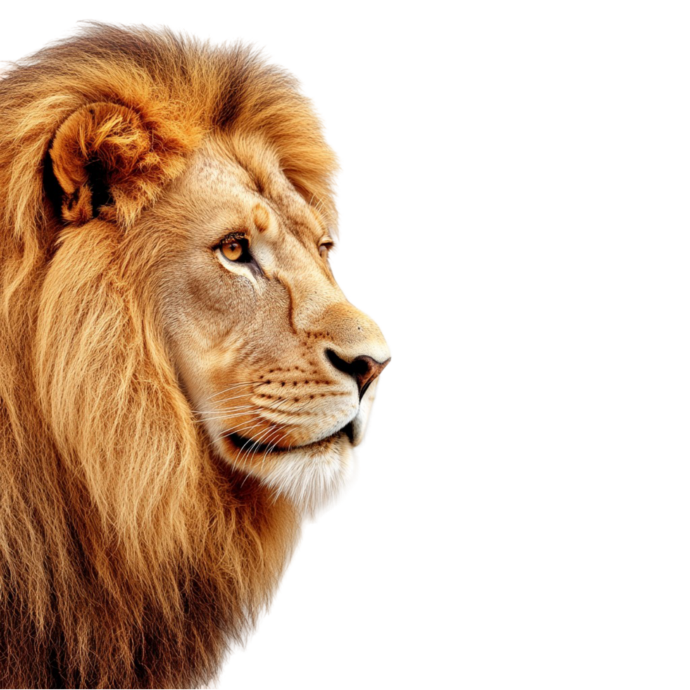 Lion Side Profile View png