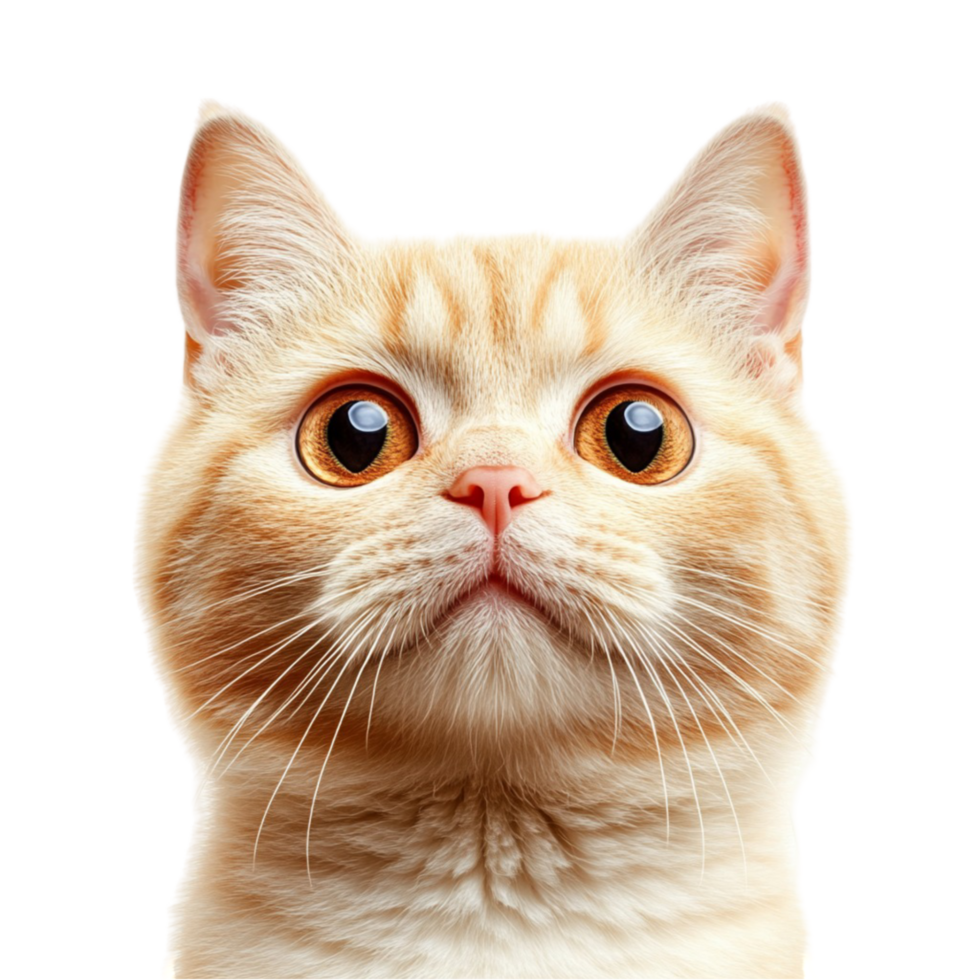 Ginger Cat Front View png