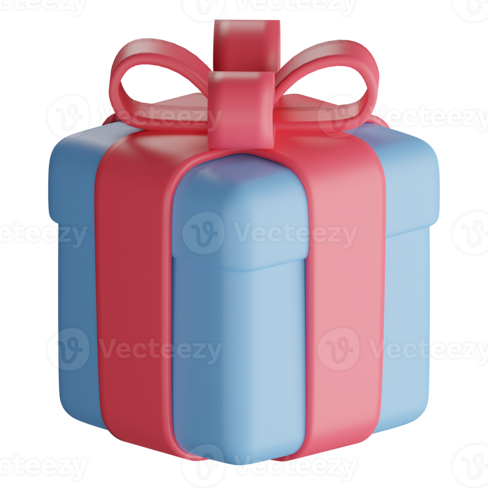3d Illustration of Gift Box png