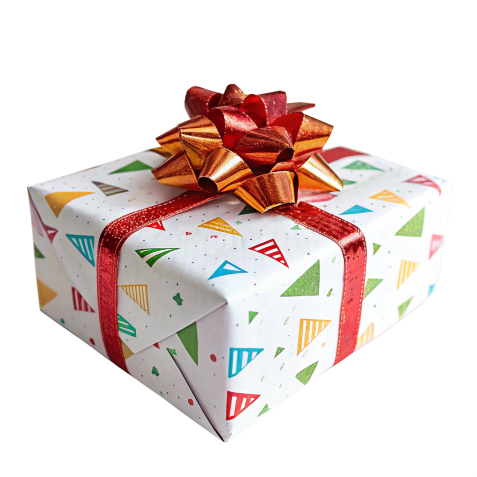 birthday gift is isolated on transparent background png