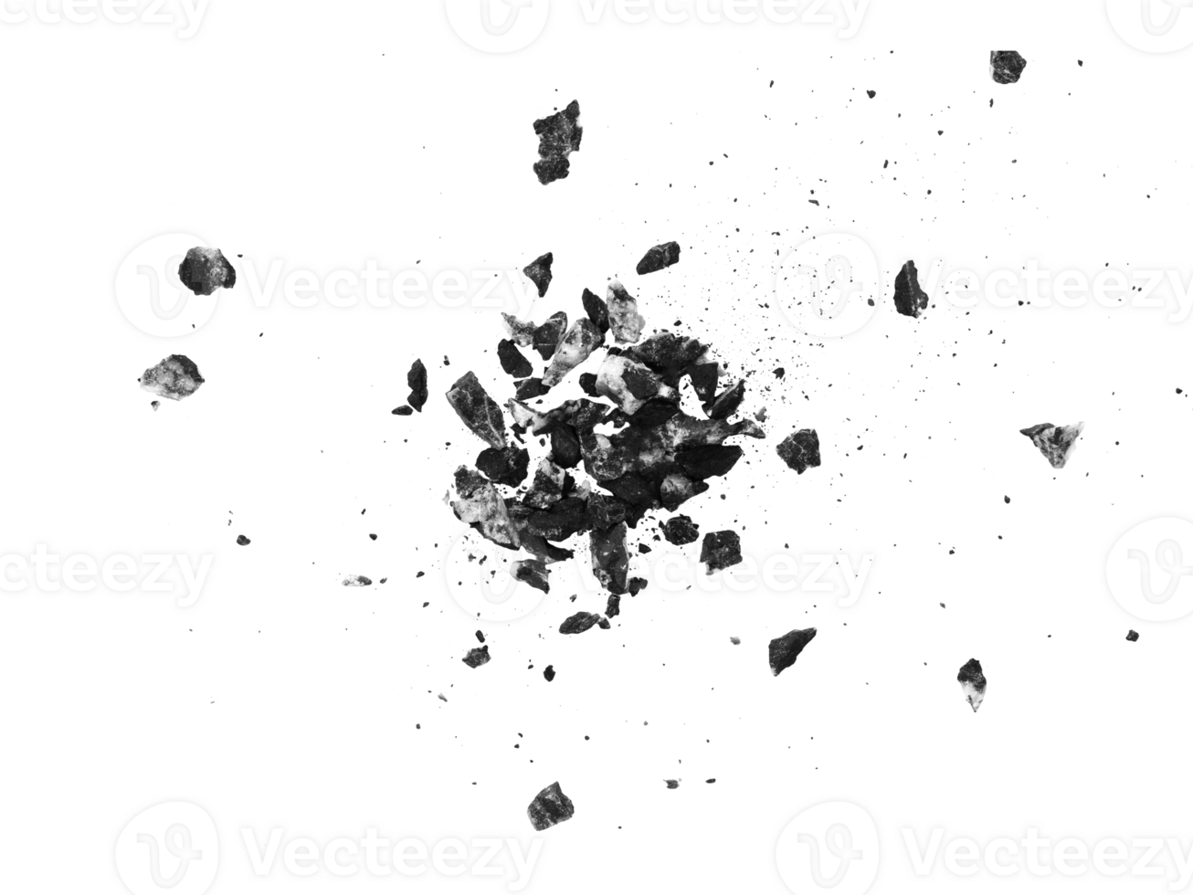 explosion stone particle png