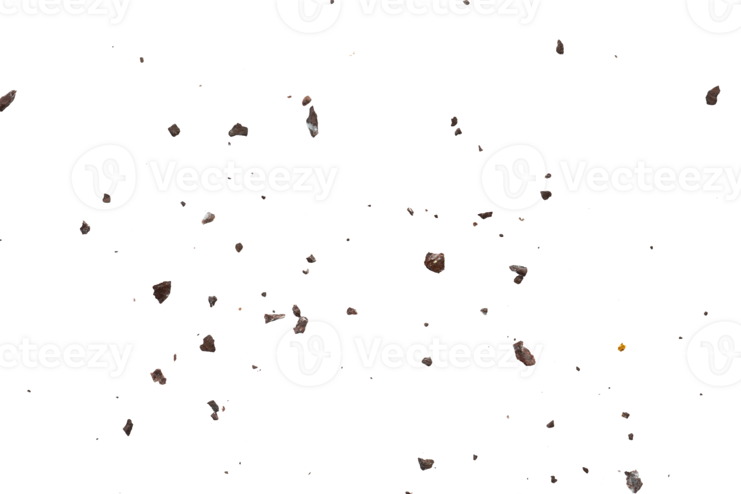 grunge dust and gravel particle png