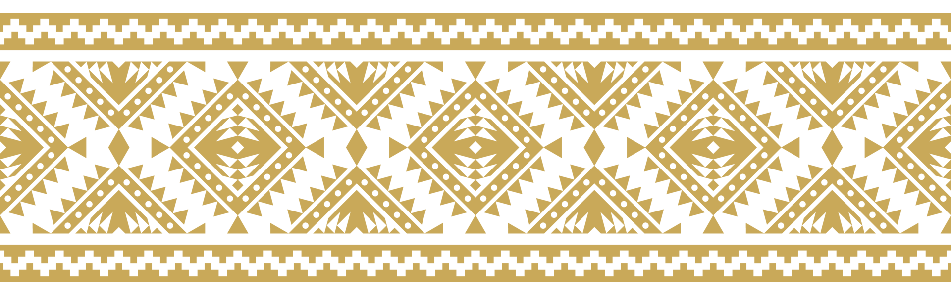 Boho Tribal Gold Border Geometric Style for Modern Rug. png