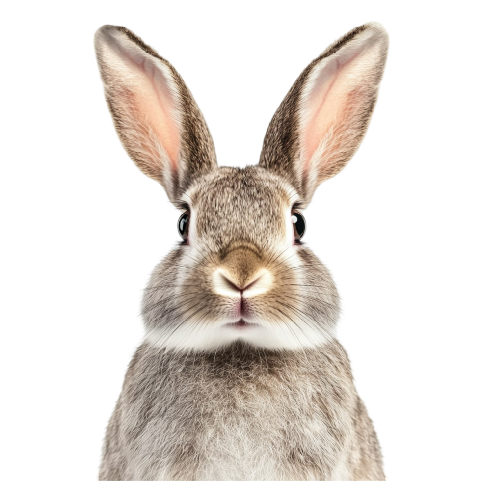 Close Up Portrait of a Rabbit png