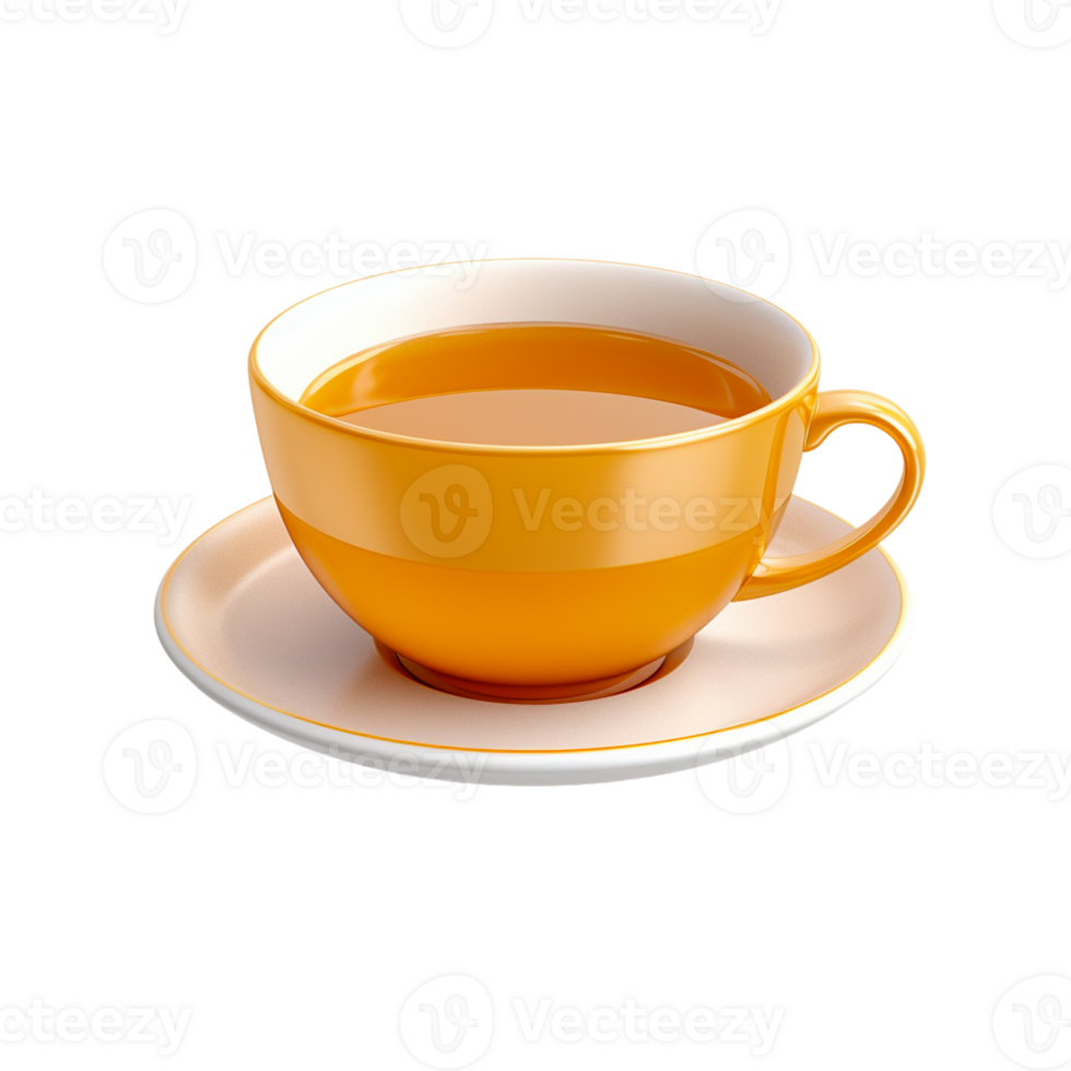High-Quality Teacup Food Item Design with Clear Background png