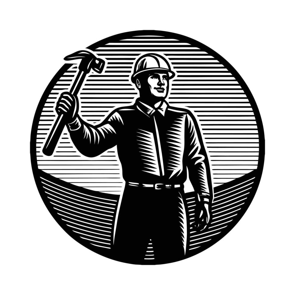 Construction Worker Carrying Images vector