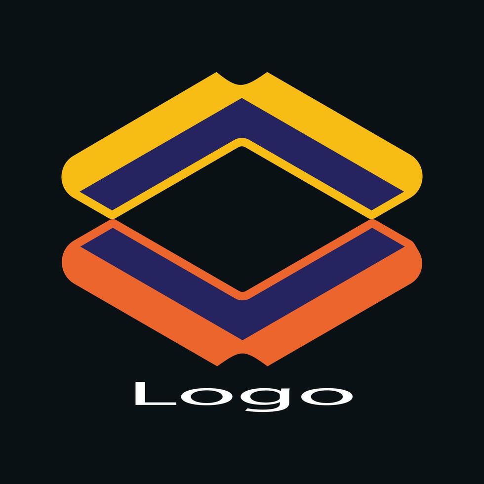 Abstract Unique Latest Logo Design For Business Company vector