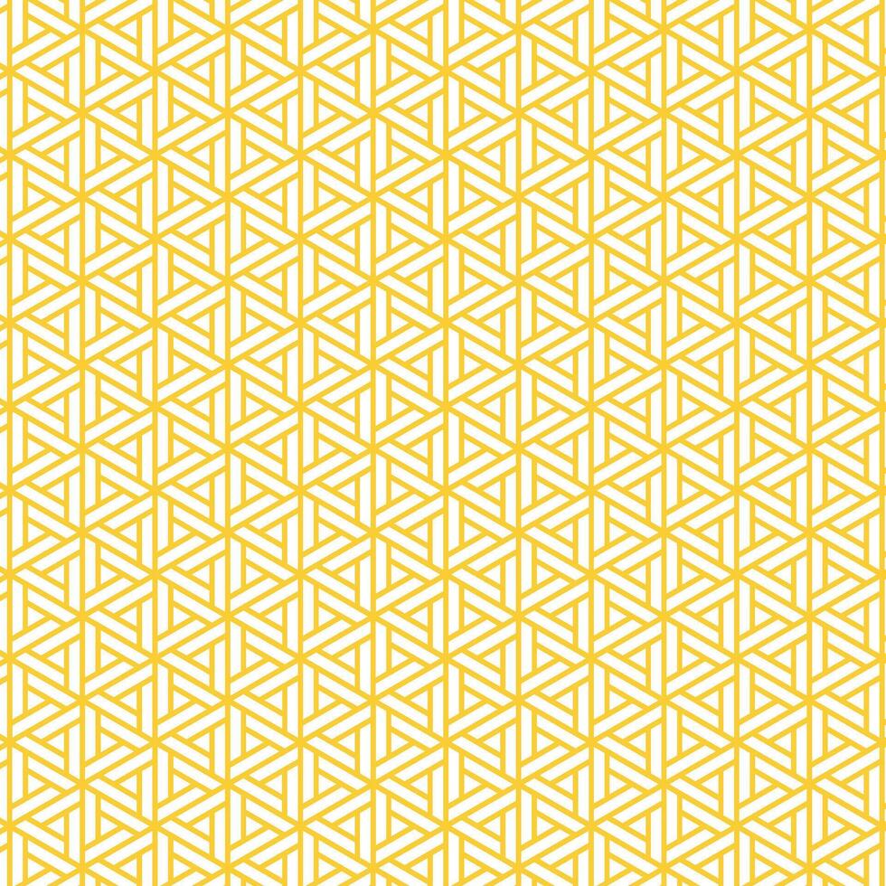 Abstract Golden Polygon Pattern. Seamless Geometric Shapes for Modern Backgrounds. vector