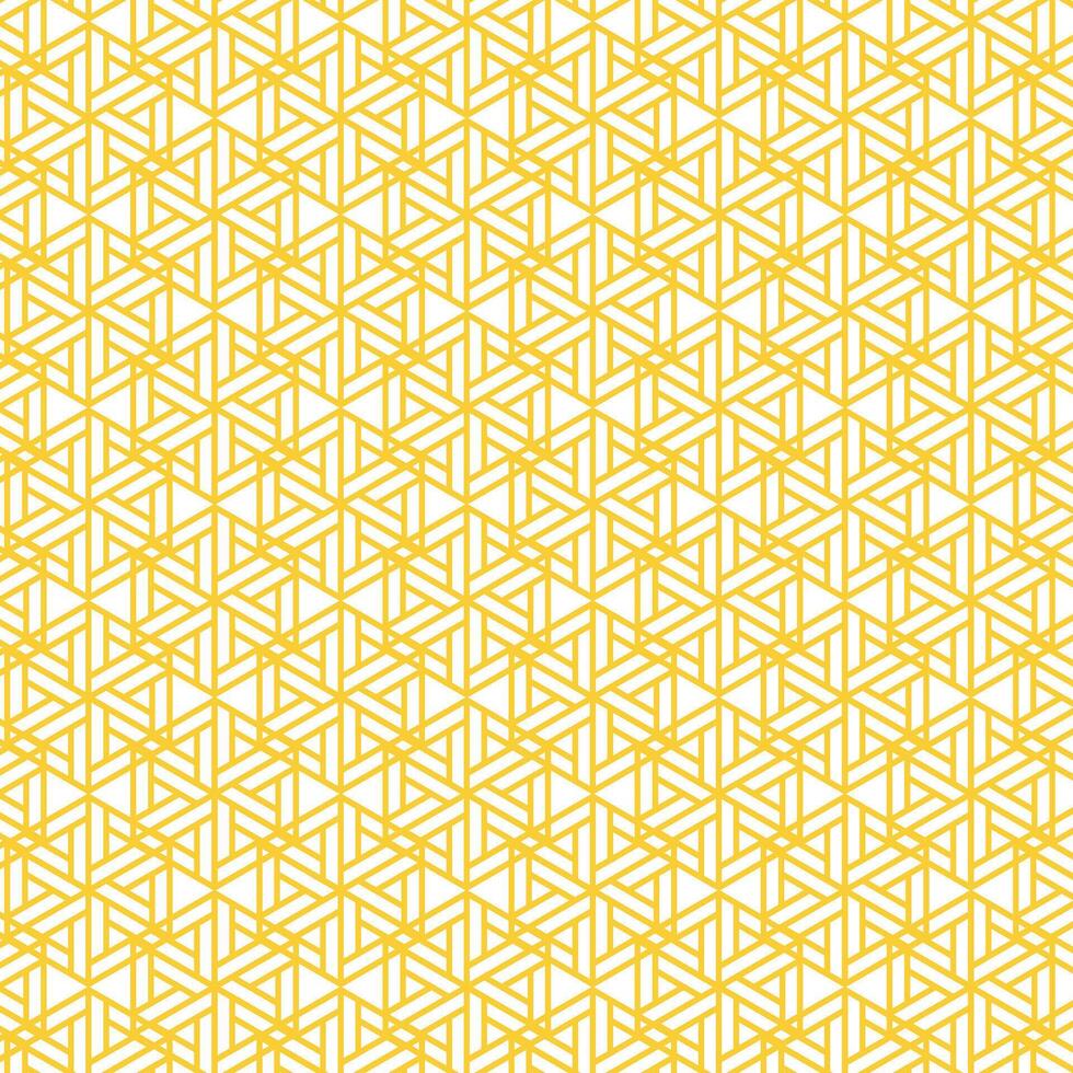Gold Lines Pattern. Abstract Geometric Shapes in a Modern Polygon Design. vector