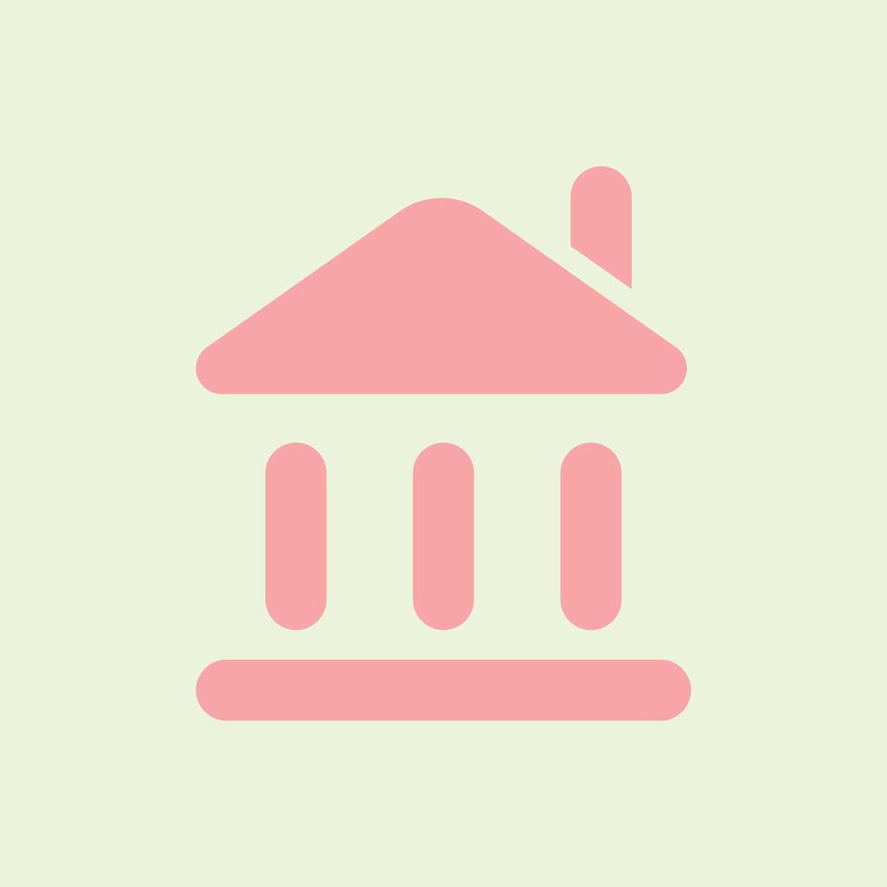 Dollar sign icon. USD currency symbol. Flat design style. House icon isolated on white background for your web and mobile app design. bank logo illustration element vector