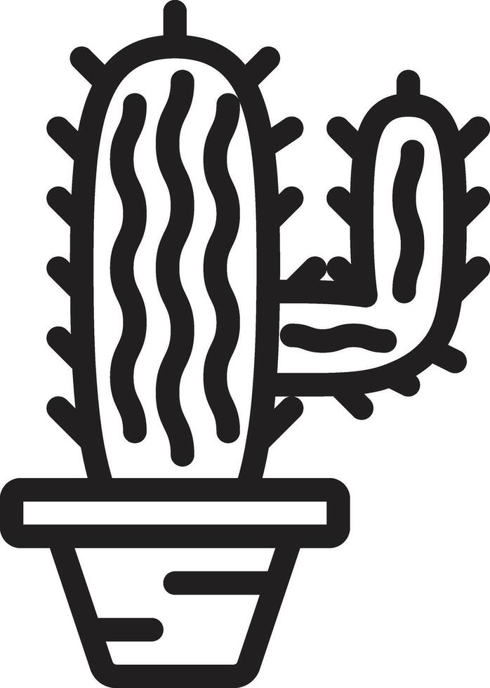 cactus icon illustration vector
