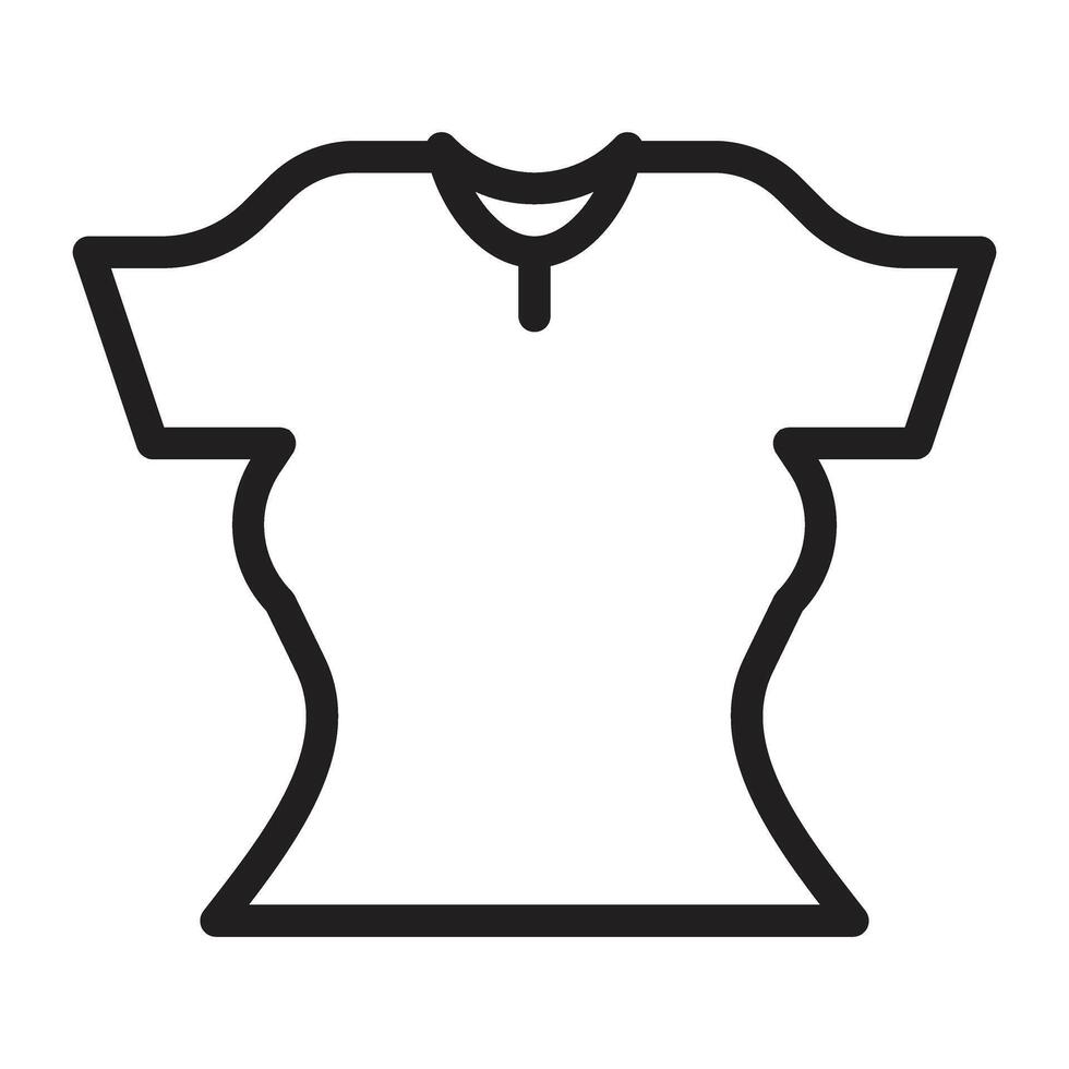 a shirt icon on a white background vector