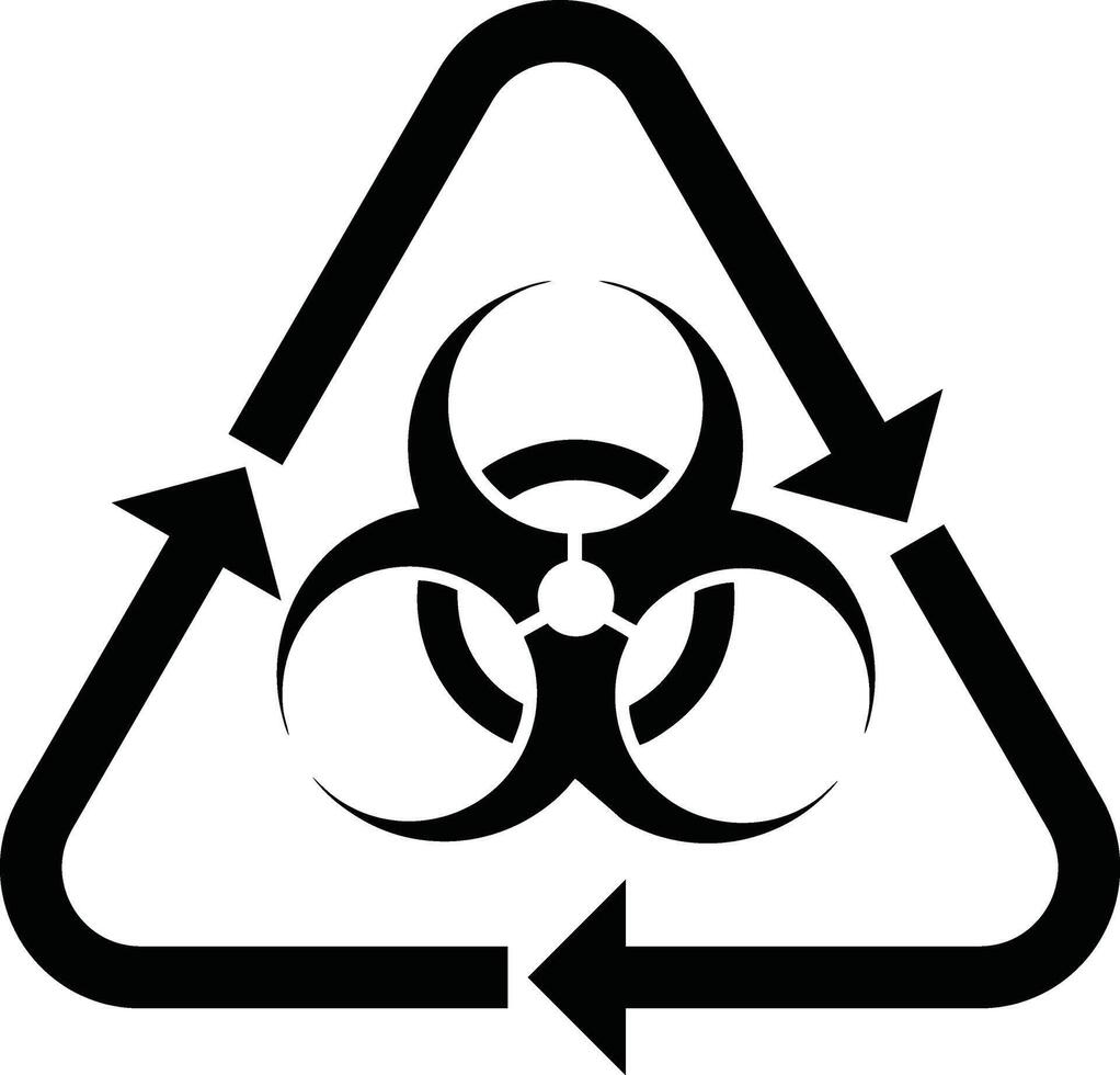 medic recycle symbol vector