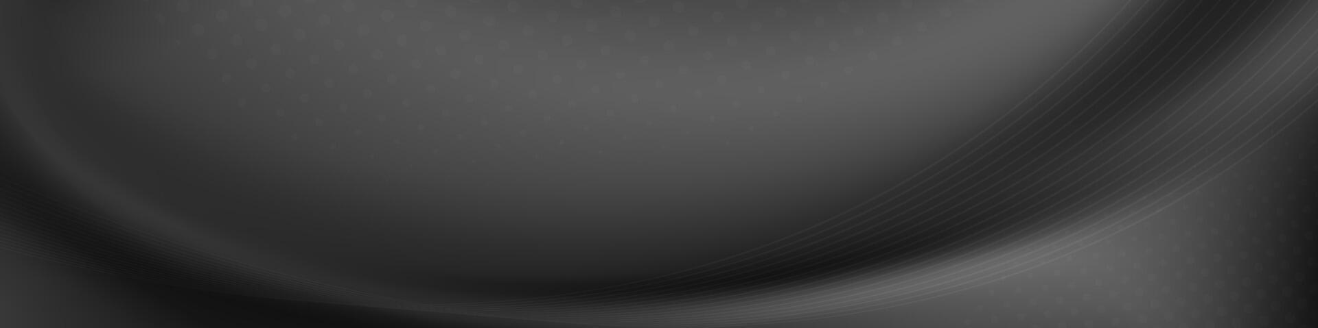 Abstract black silk wave background. vector