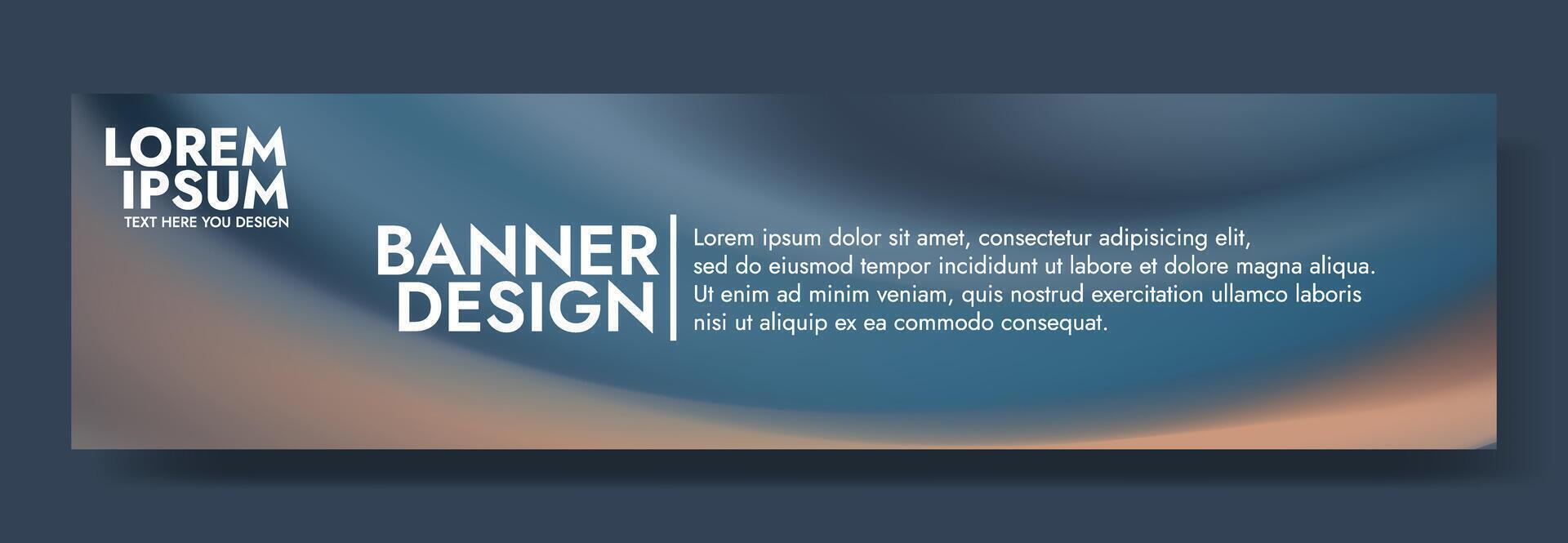 Modern background with a blue dusk color vector