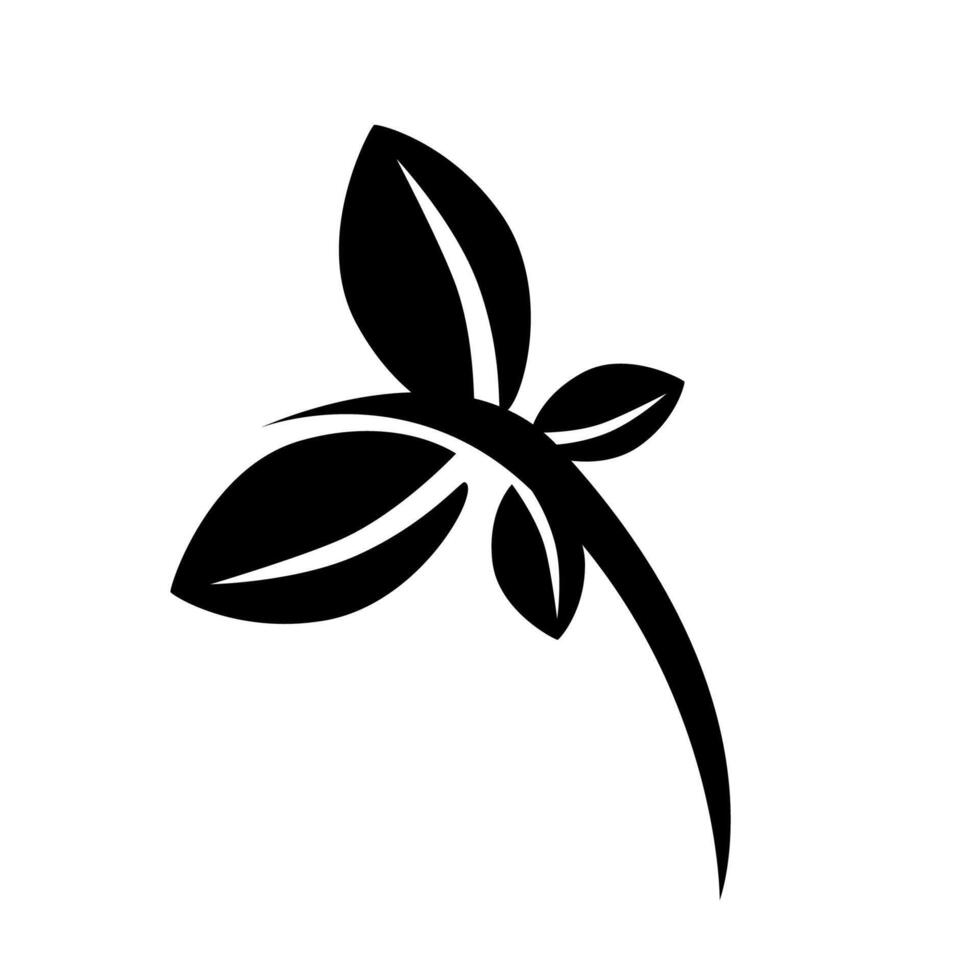 The silhouette of a butterfly symbolizes transformation and freedom. This design can be used for logos, branding, environmental campaigns, or decorative art vector
