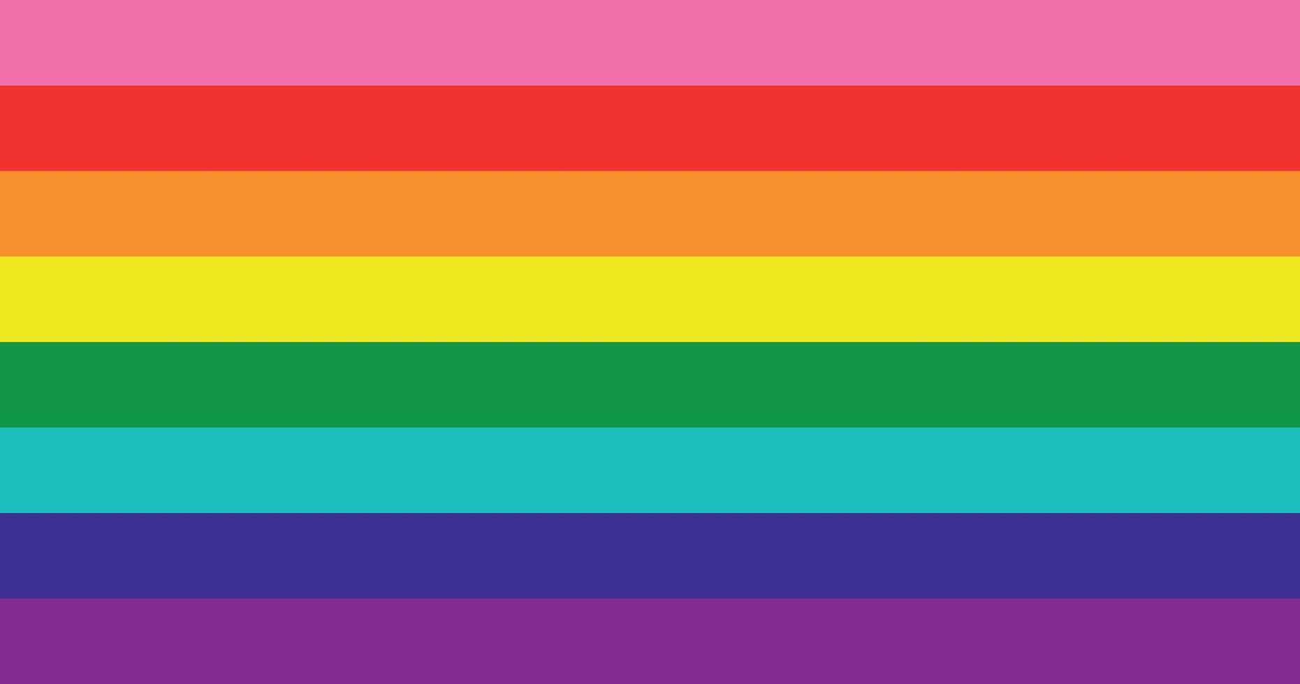 Gay 8 Rainbow Flag LGBTQ High Quality Illustration vector