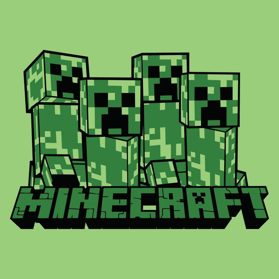 Minecraft Game Graphic vector