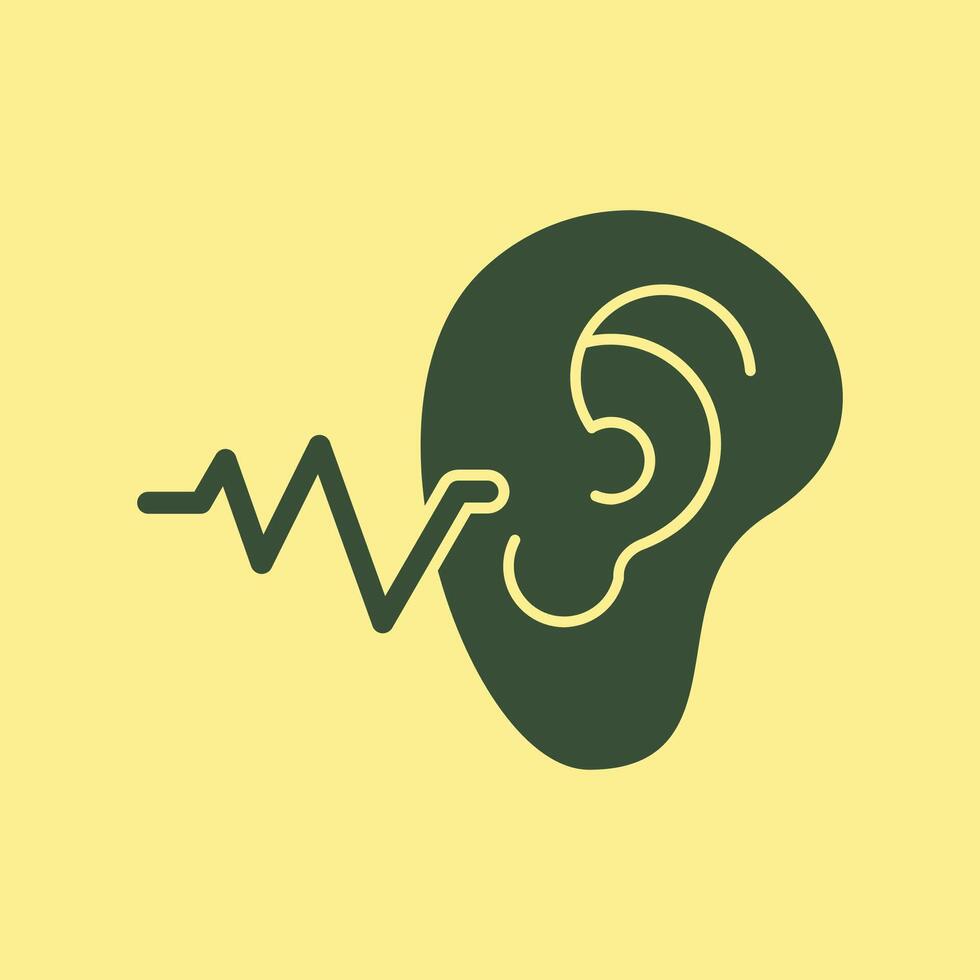 Hearning Test trendy stunning abstract illustration colorful useful design vector