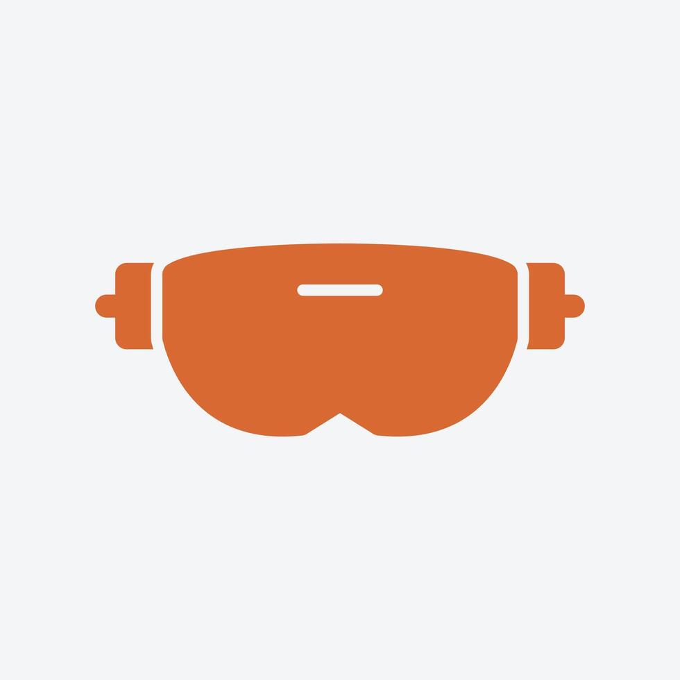 VR Glasses trendy good abstract illustration colorful useful design vector
