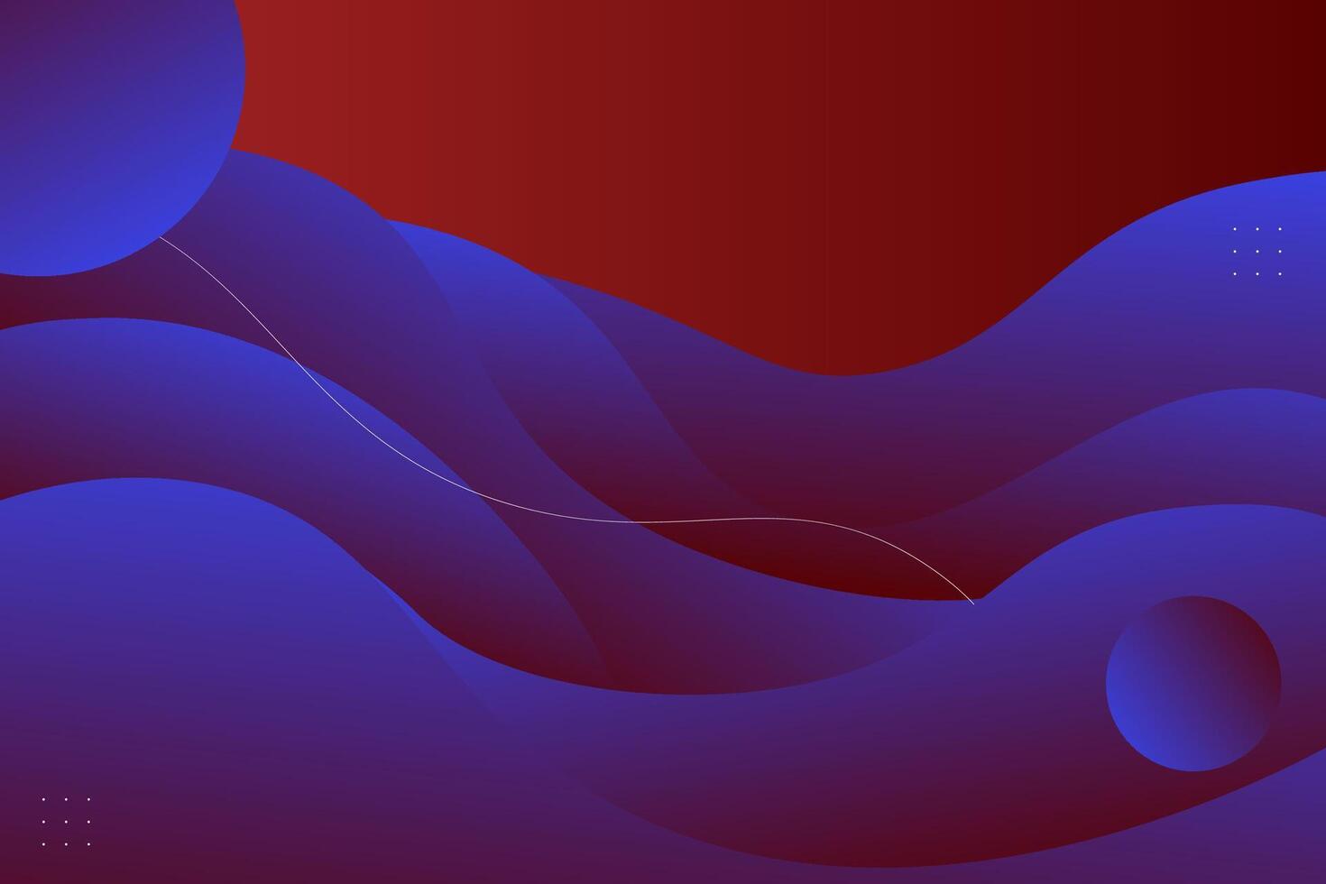 Modern abstract fluid background with blue and red gradient wave design. eps10 vector