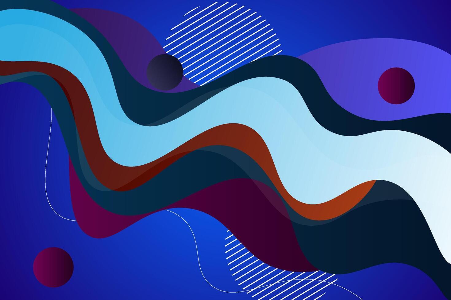 Purple, blue and orange waves. Abstract paper cut. Abstract colorful waves. Wavy banner. Colorful geometric design. Wavy paper cut. vector