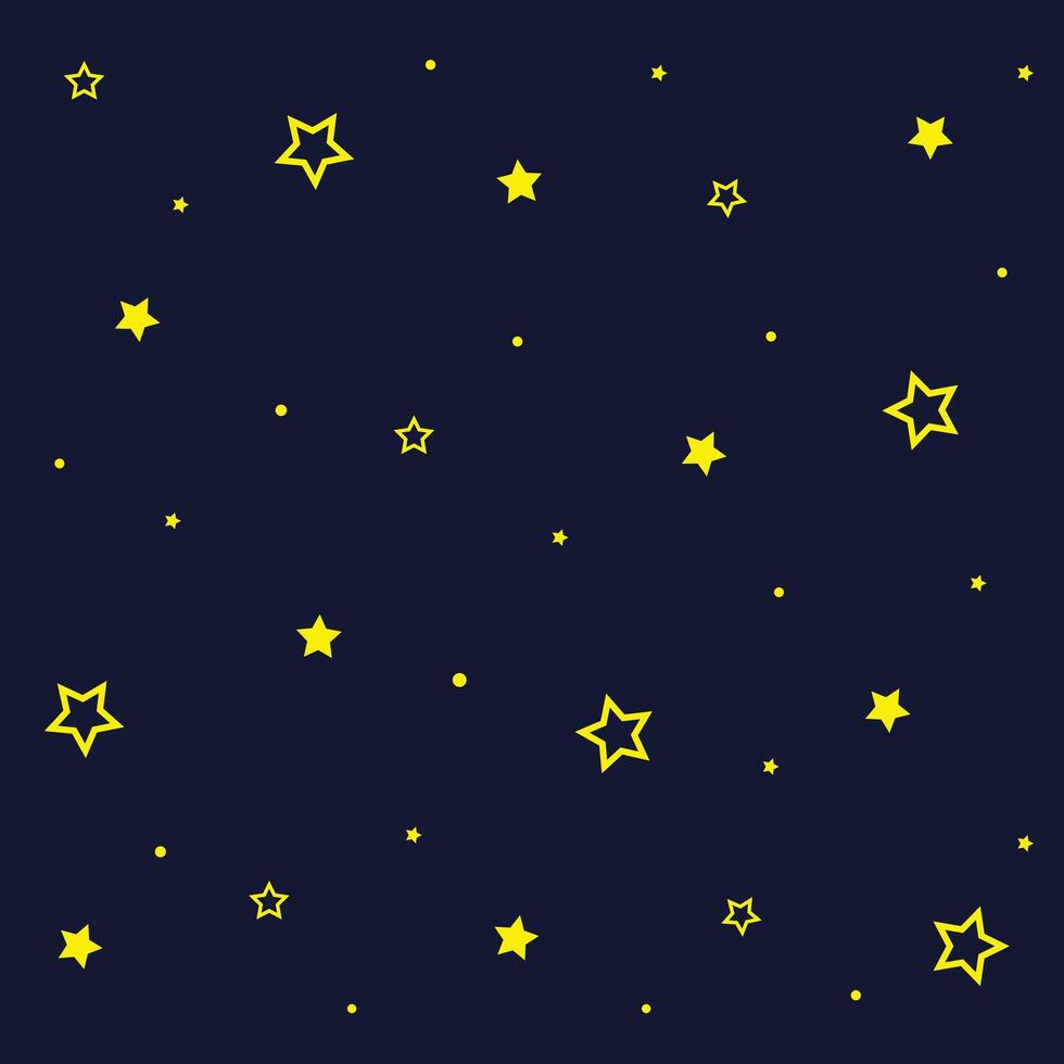 Magic of the space of the sky. Abstract ornament. Starry sky on a dark background. Starry background. vector