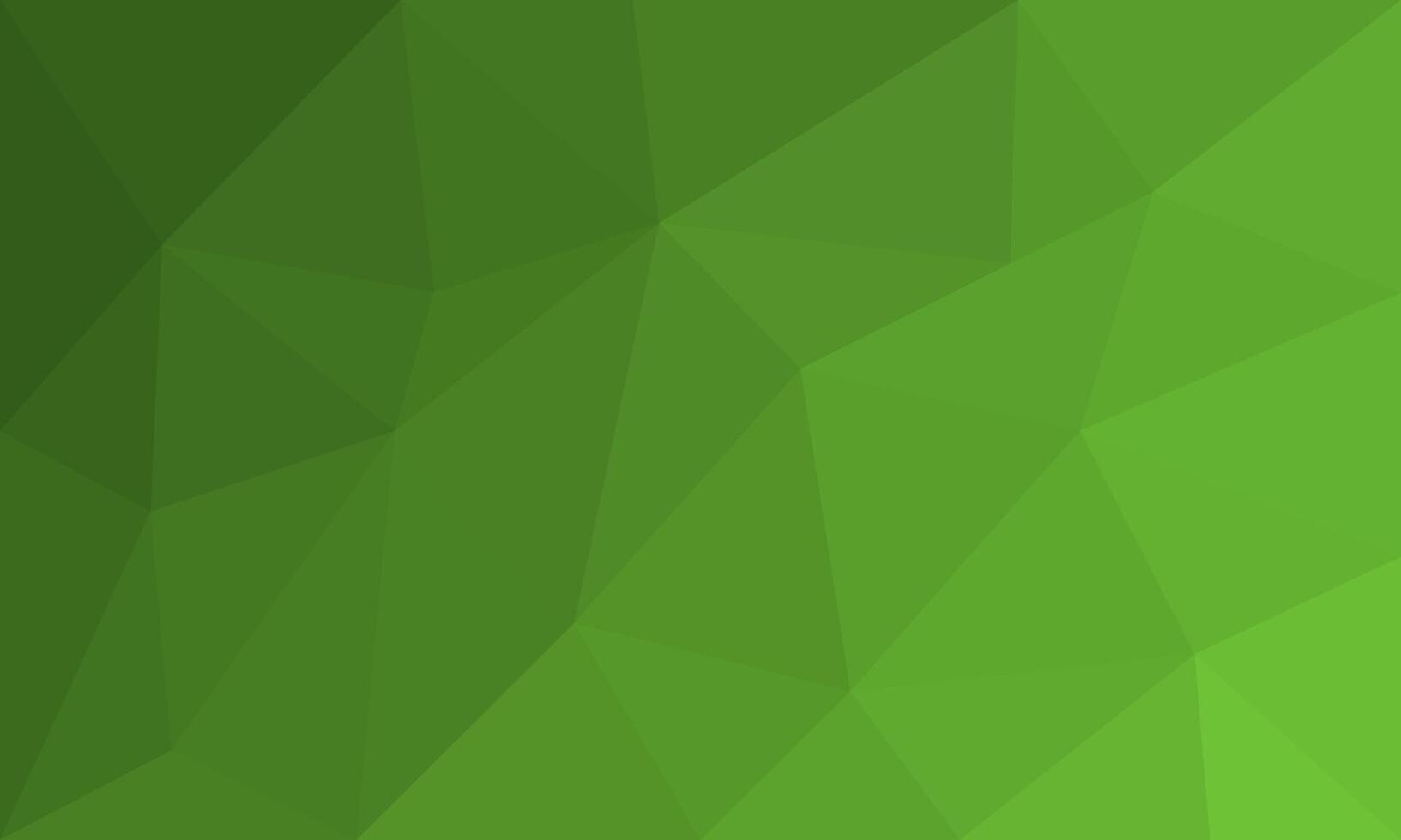 Abstract triangle pattern background texture. geometric low polygon green forest gradient design vector