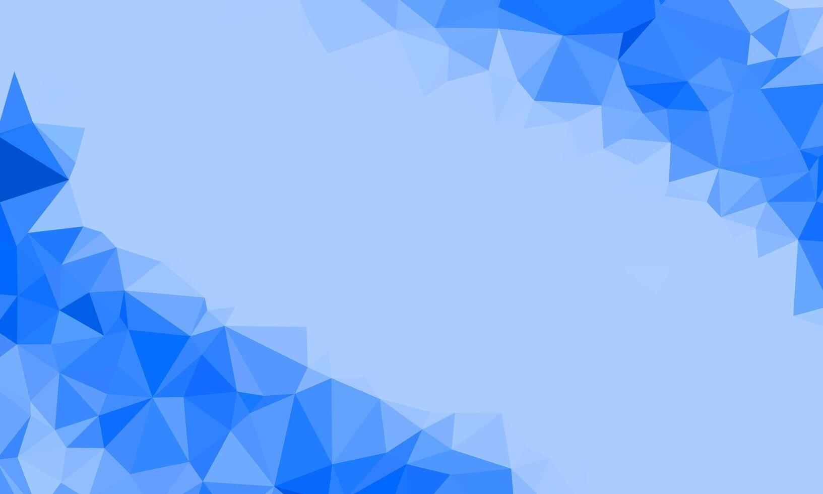 Abstract background with low poly element. Elegant dynamic light blue color vector