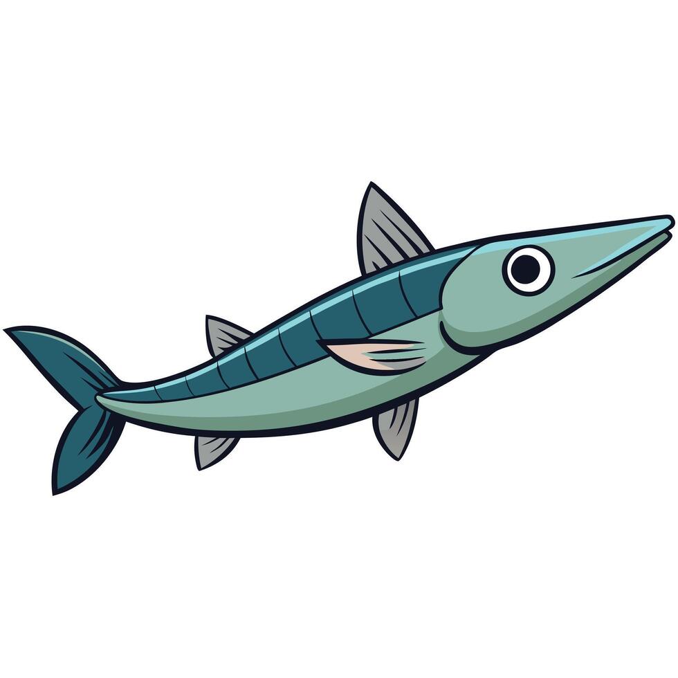 Wahoo Fish Icon for Web and App Design vector