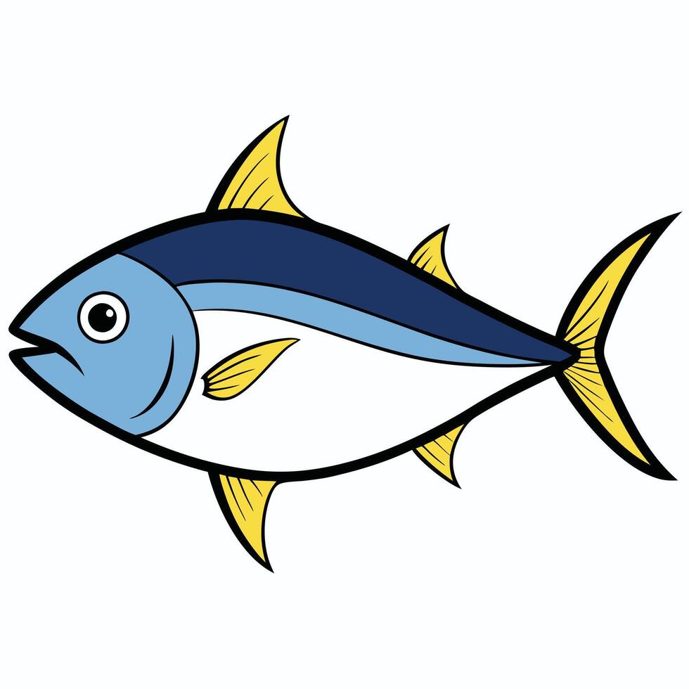 Tuna Fish Icon for Web and App Design vector