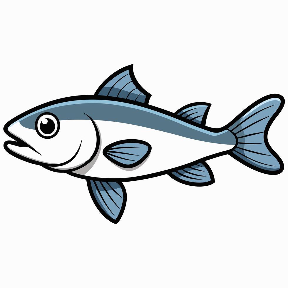 Detailed Walleye Fish Artwork vector