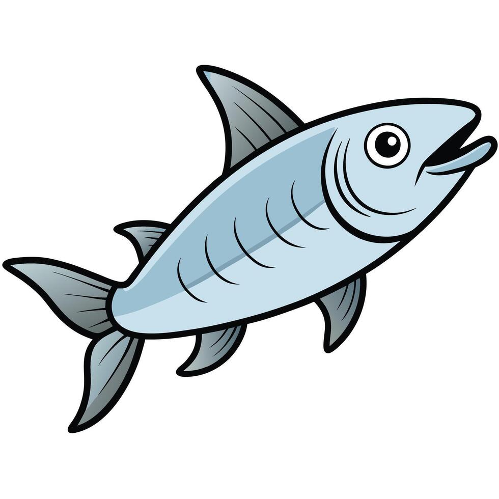 Hand-Drawn Tarpon Design vector