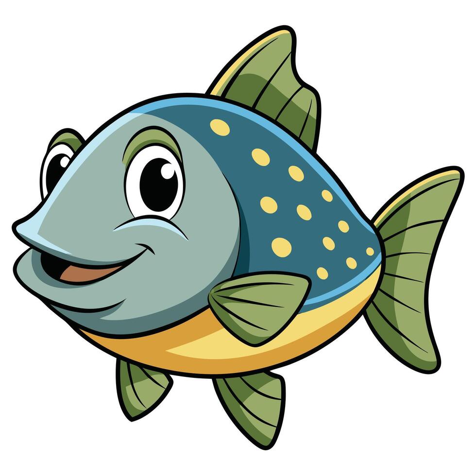 Sunfish Icon for Logo Design vector