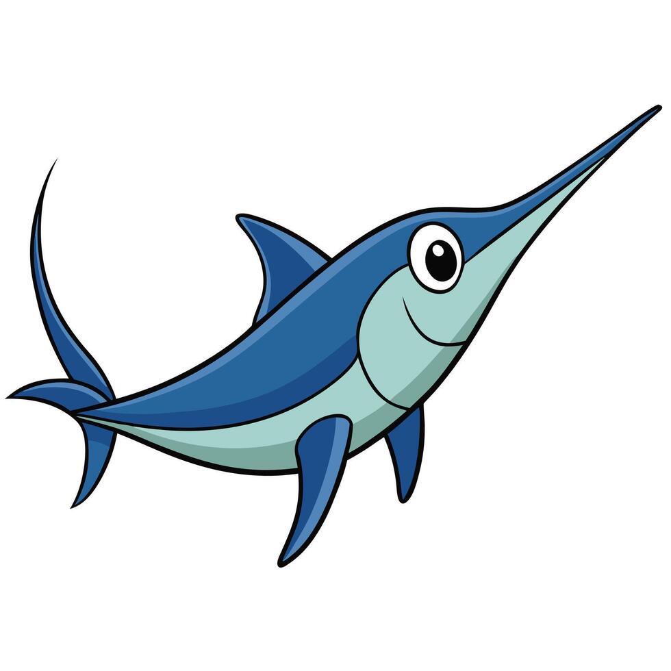 Creative Swordfish Design vector