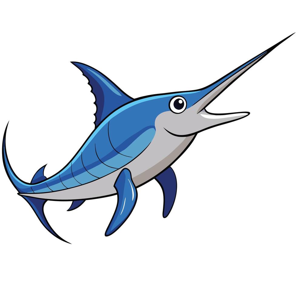 Iconic Swordfish Art for Branding vector