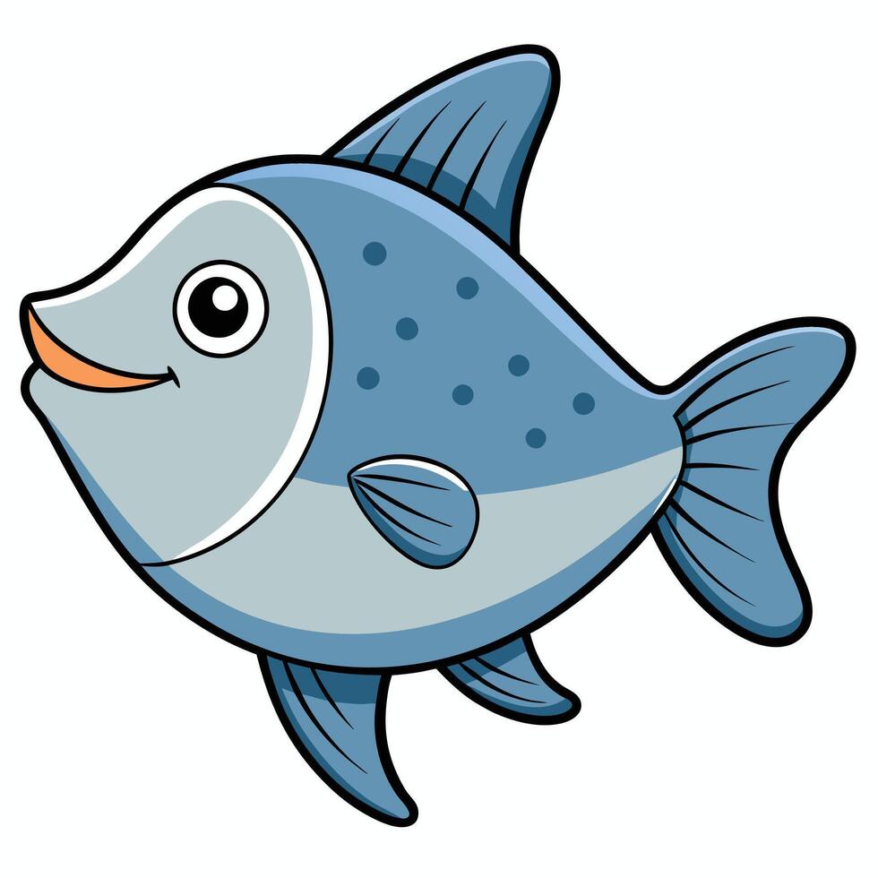 Sunfish Art for Restaurant Menu Design vector