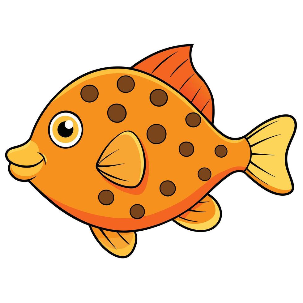 Dynamic Sunfish Digital Art for Social Media vector