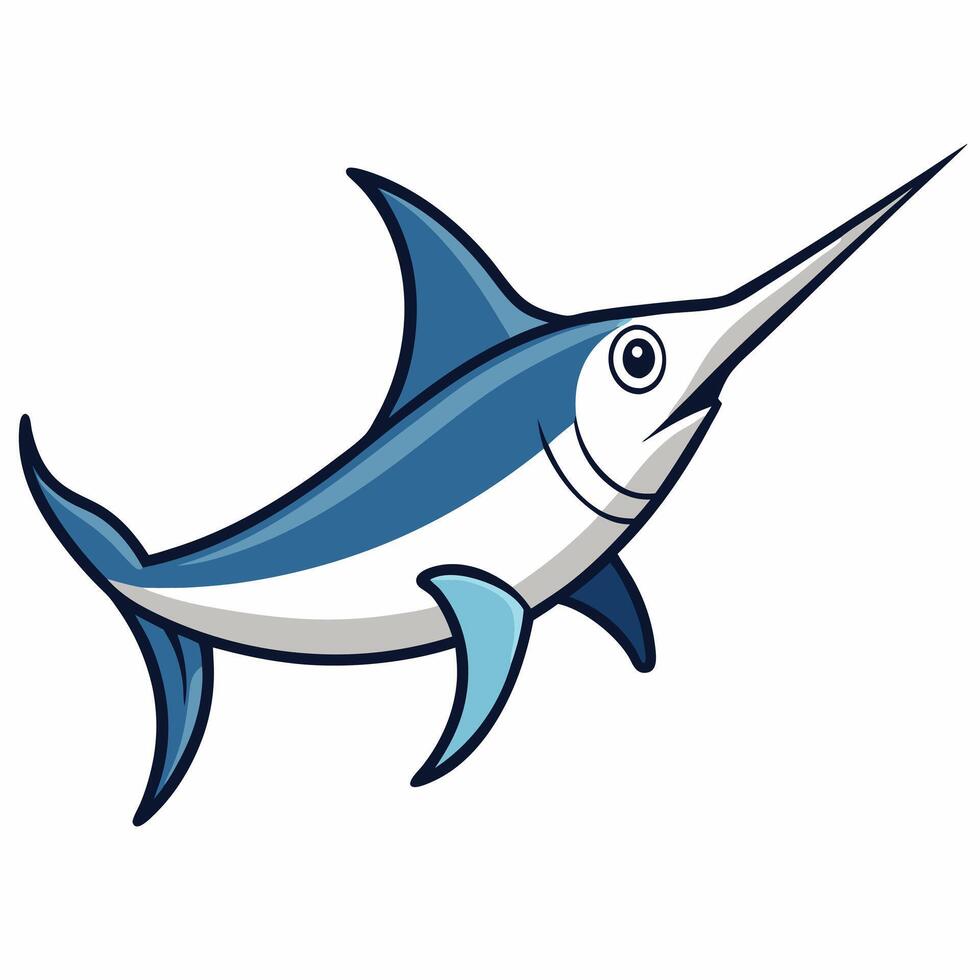 Swordfish Artwork for Print Ads vector