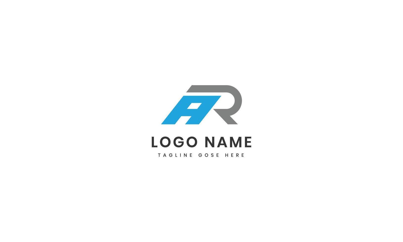 logo ar abstract style vector