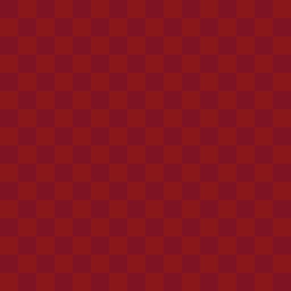 Seamless Red Checkered Pattern Background vector