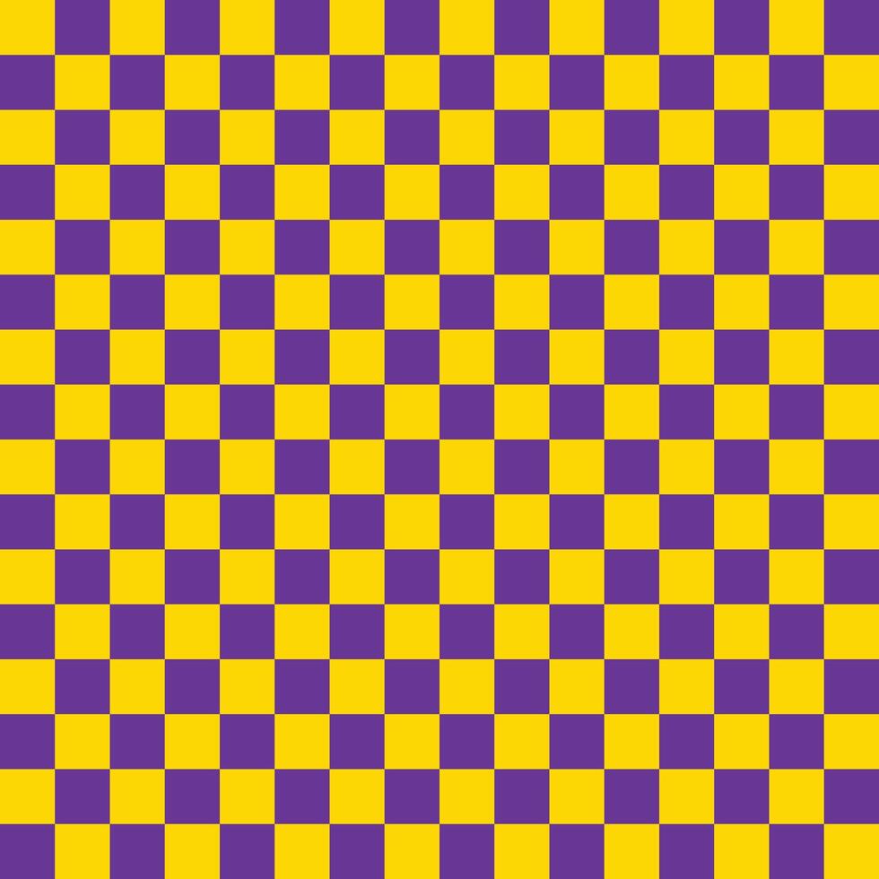 Geometric Pattern of Alternating Yellow and Purple Squares vector