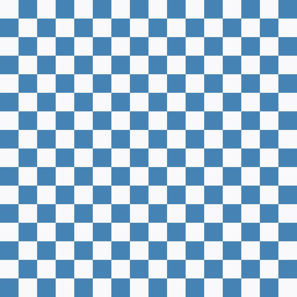 Checkered Pattern in Light Blue and White vector