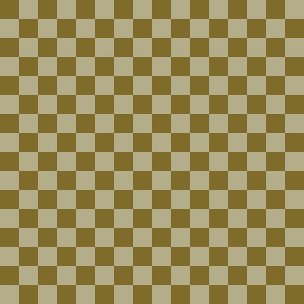 Seamless Gold Beige Checkered Pattern Background vector